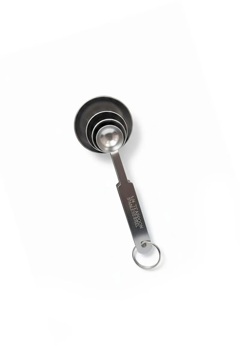 Stainless Steel Measuring Spoon - Set of 4 - PORUR POHK1107SPOSIL