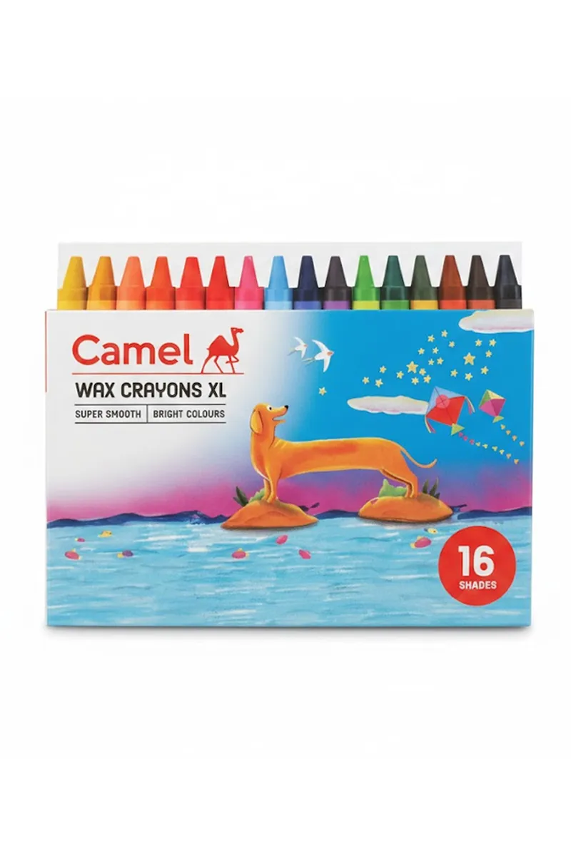 Camel Wax Crayons XL - 16 Shades