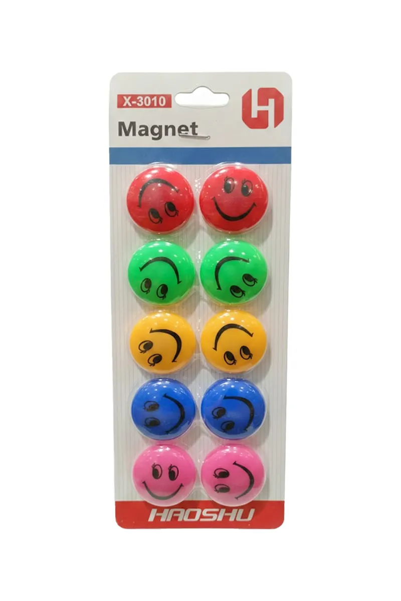 Multiuse Magnet Set, Multicolor - 10pc