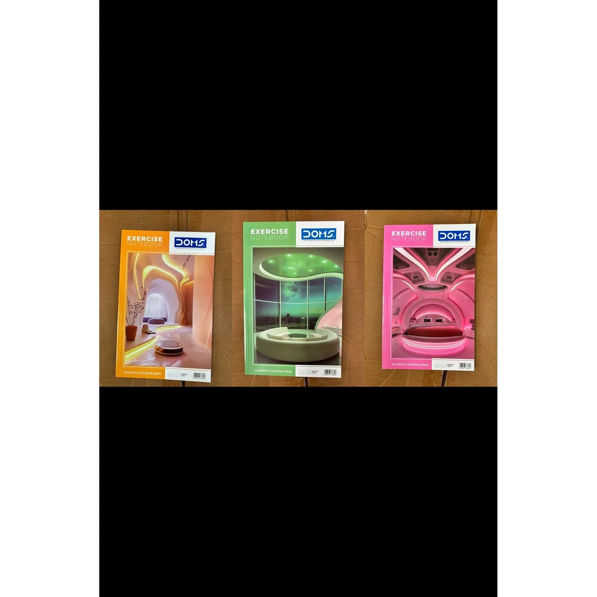 Doms Single Line Exercise Notebook, 228 Pages - Pack of 1