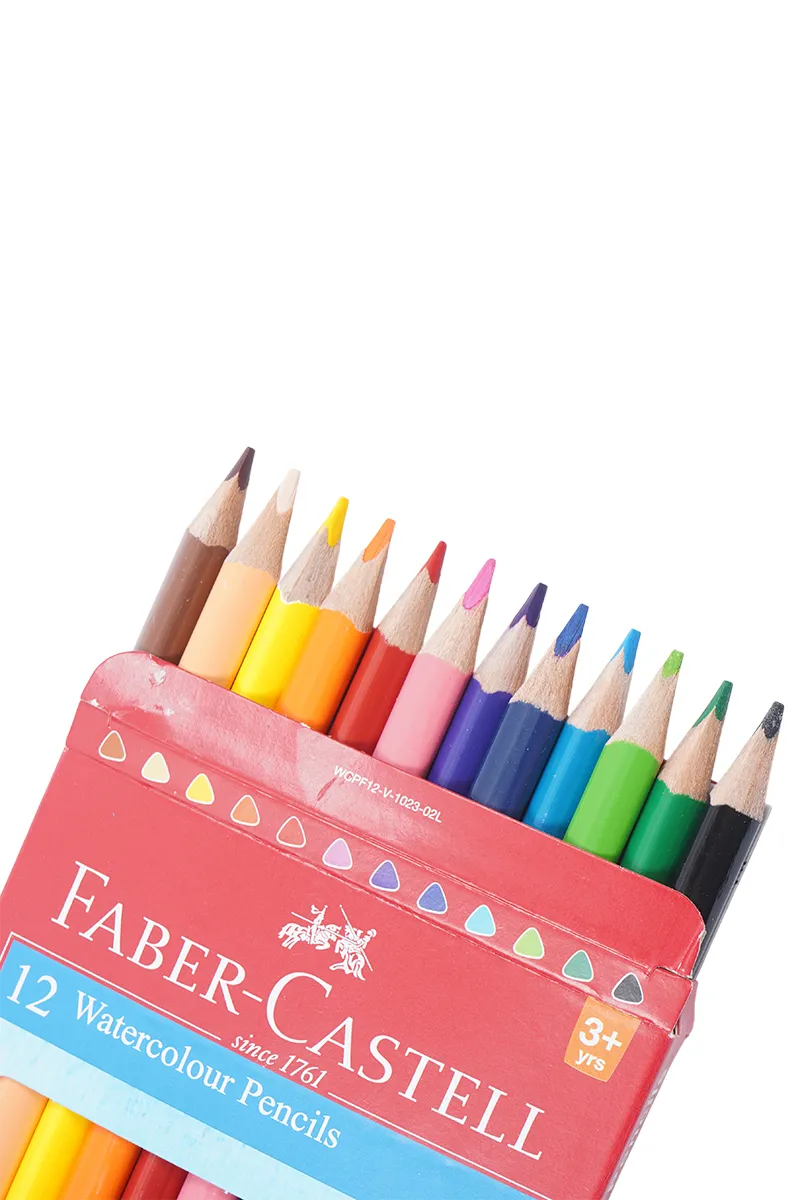 Faber-Castell 12 Watercolour Pencils - Pack of 12