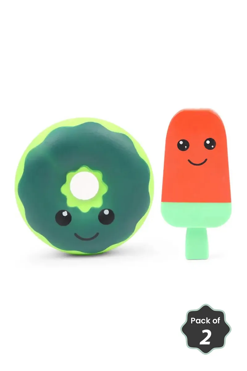 Squeezy Ice Cream Popsicle & Donut Combo 