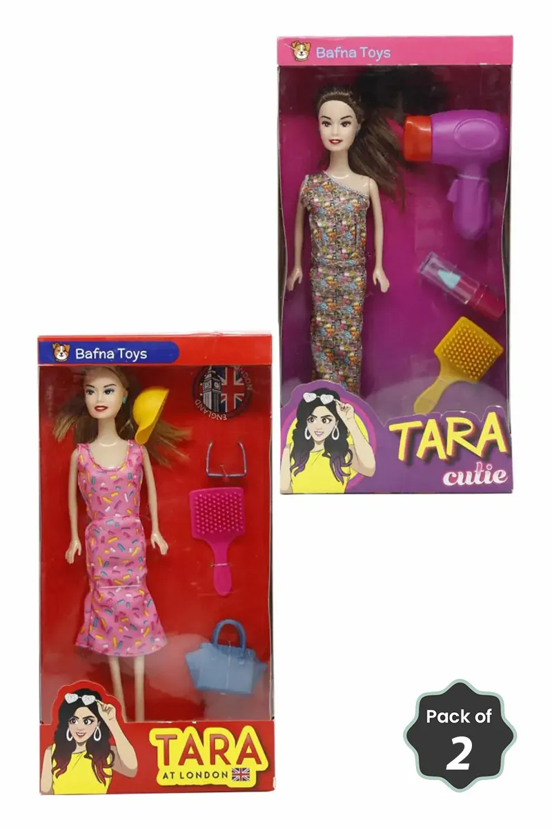 Tara London & Cutie Doll with Accessories – Pack of 2